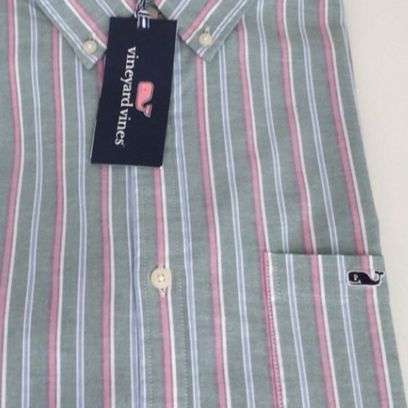 Vineyard Vines Other - Vineyard Vines Mens Striped Oxford Stretch Long Sleeve Button Down Shirt NWT